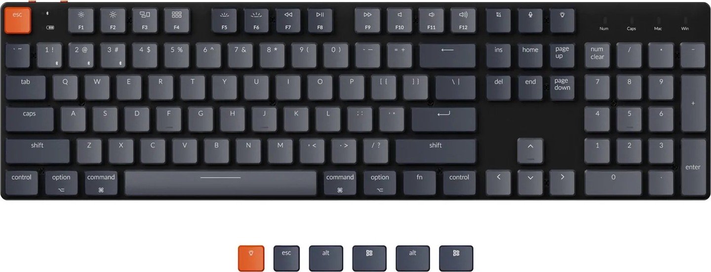 Клавиатура Keychron K SE Optical Red White Led Hot Swap WL UA Black K SED KEYCHRON купить