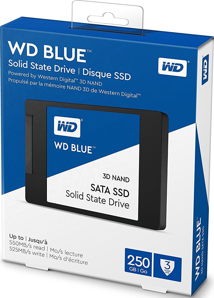 SSD-накопитель 2.5" SATA 250GB WD Blue (WDS250G2B0A) купить | ELMIR ...
