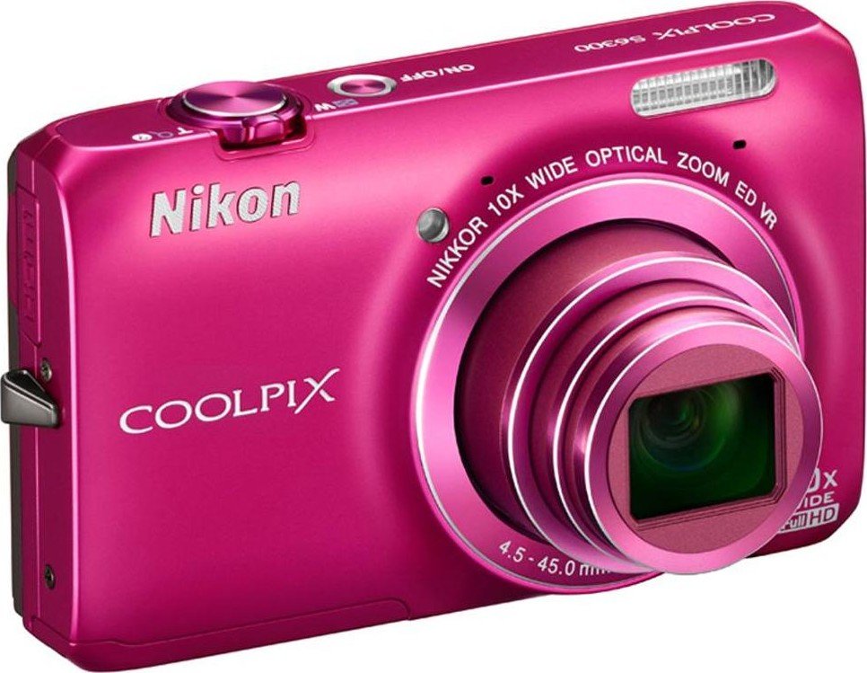 Цифровая фотокамера Nikon Coolpix S6300 Pink купить | ELMIR - цена
