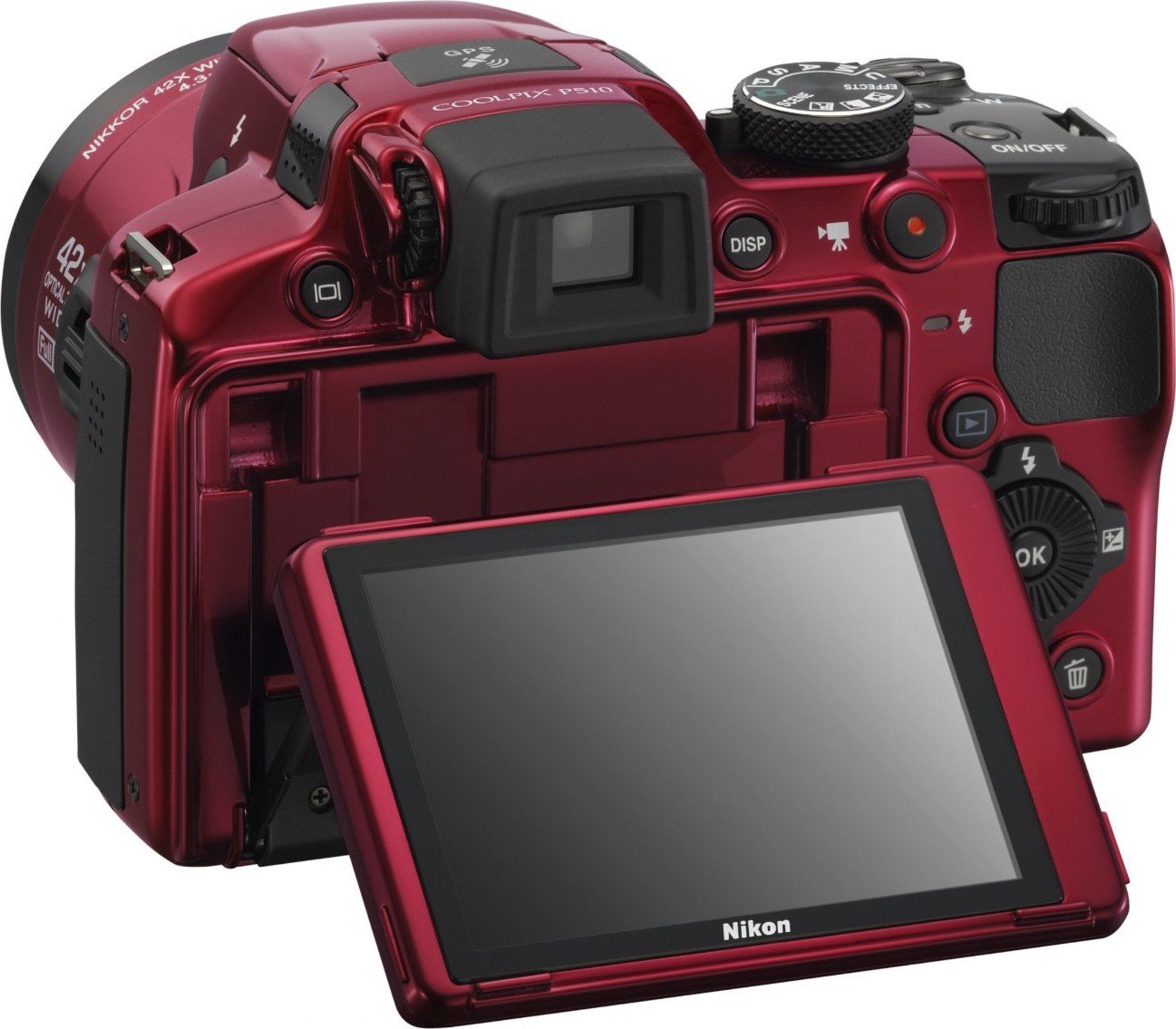 Цифровая фотокамера Nikon Coolpix P510 Red купить | ELMIR - цена ...