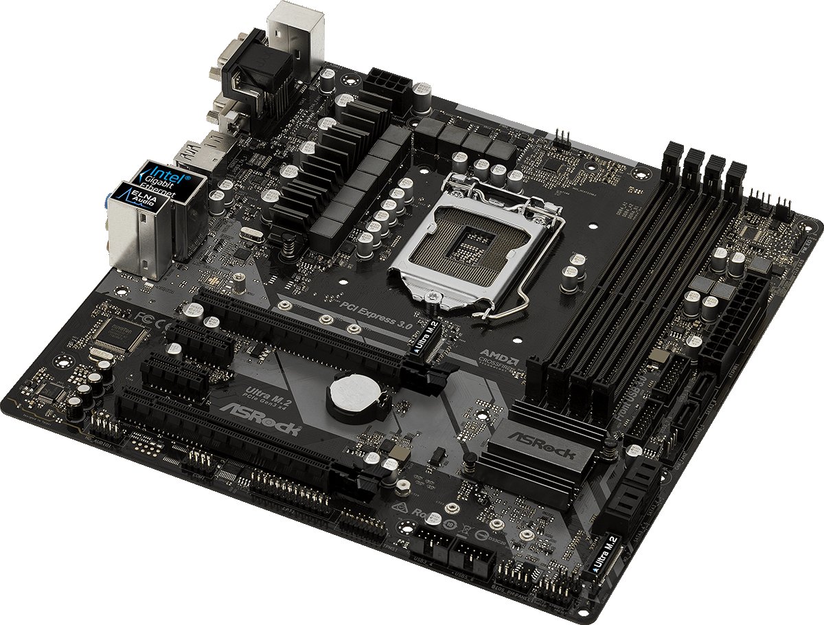 Материнская плата ASRock Z370M Pro4 s-1151 Z370 купить | Elmir - цена ...