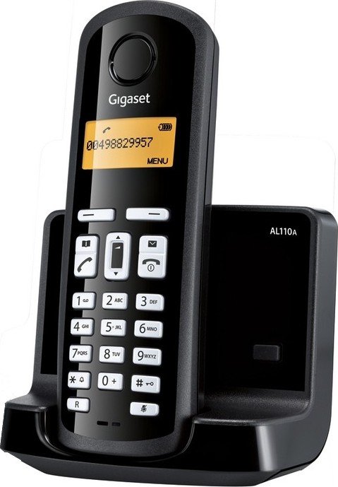 Радиотелефон DECT Gigaset AL110 Black купить | ELMIR - цена, отзывы ...