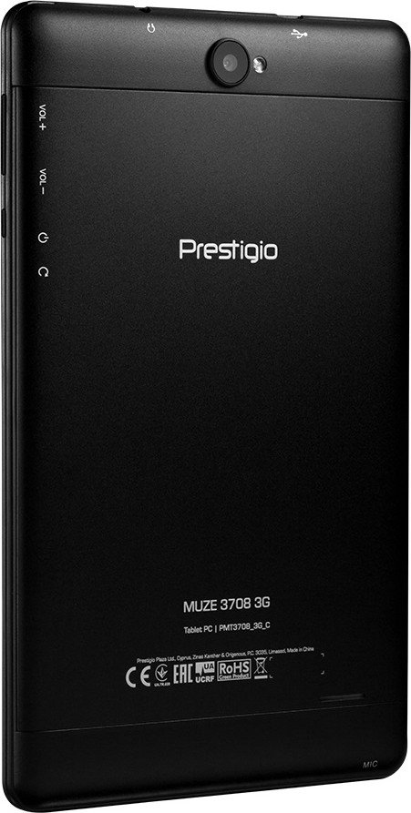 Планшет Prestigio MultiPad Muze 3708 3G Dual Sim Black PMT3708_3G_C_CIS ...