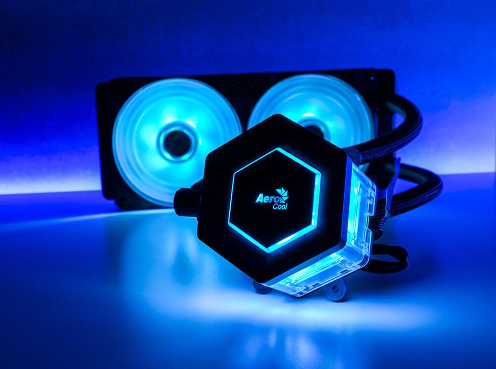 Водяное охлаждение Система водяного охлаждения AeroCool P7-L240 RGB ...