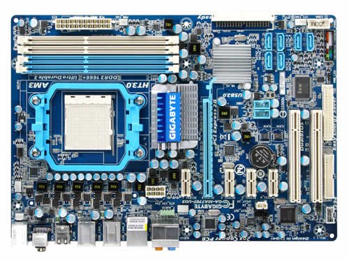 Материнская плата GigaByte GA-MA770T-UD3 s-AM3 770 купить | Elmir ...