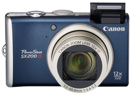 Цифровая фотокамера Canon PowerShot SX200 IS Blue купить | ELMIR