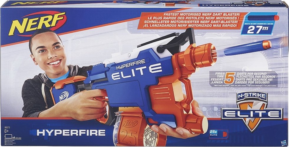 Бластер Nerf Elite HyperFire (B5573) купить | ELMIR - цена, отзывы