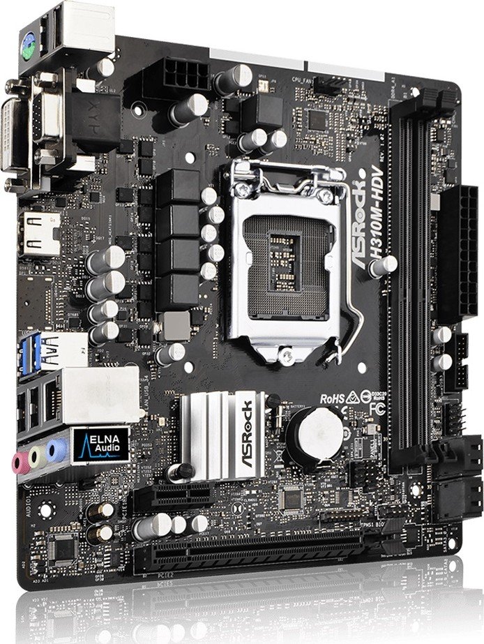Материнская плата ASRock H310M-HDV s-1151 H310 купить | Elmir - цена ...
