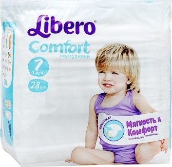 Libero Comfort фит экстра лардж Плюс подгузники №28 15-30кг, эс си эй хайджин продактс (7322540558678)
