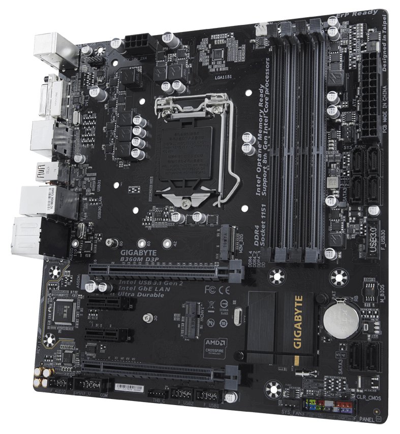 Материнская плата GigaByte B360M D3P s-1151 B360 купить | Elmir - цена ...
