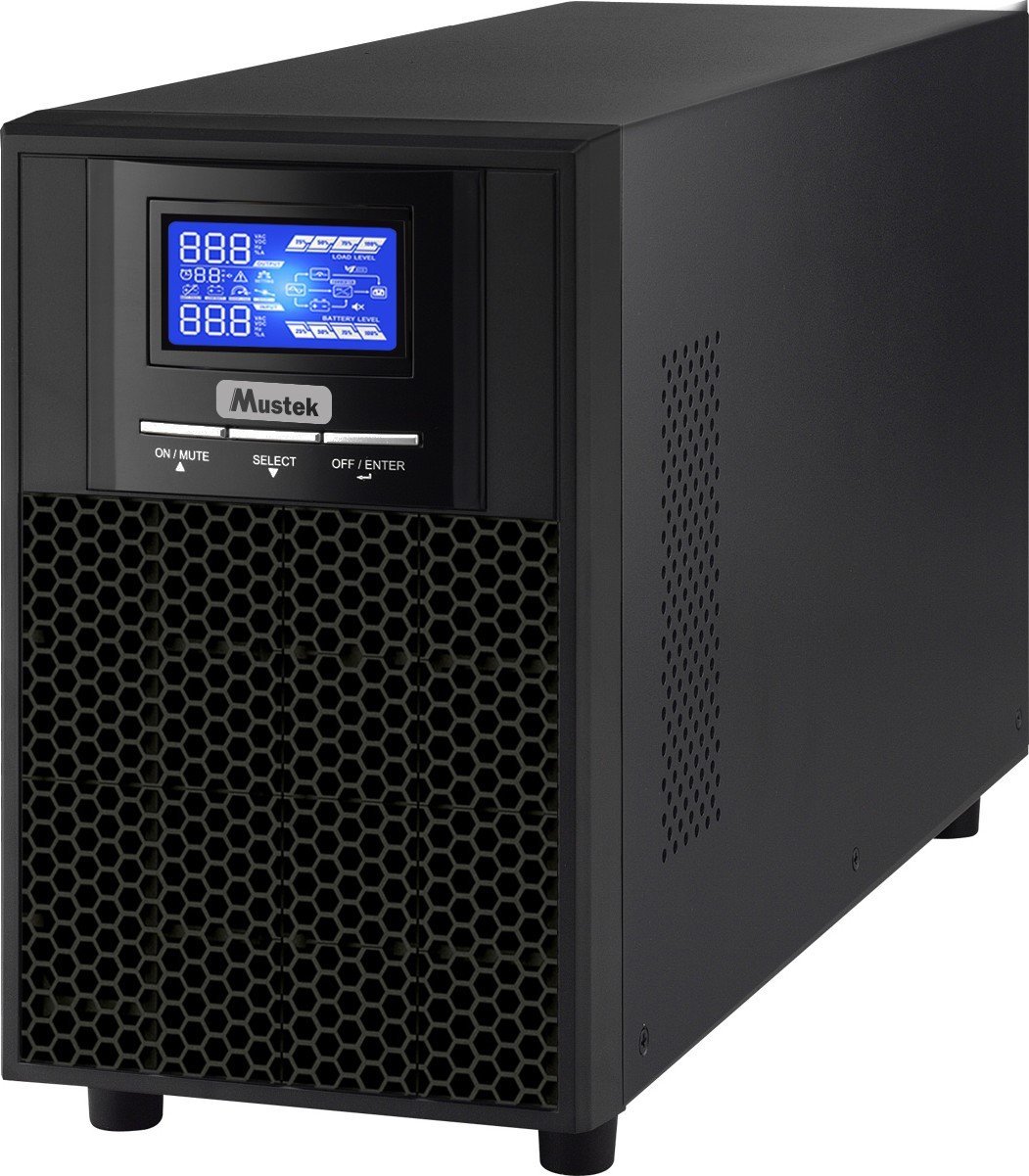 ИБП Mustek PowerMust 3000 LCD Online IEC (3000-LCD-ON-T20) купить ...