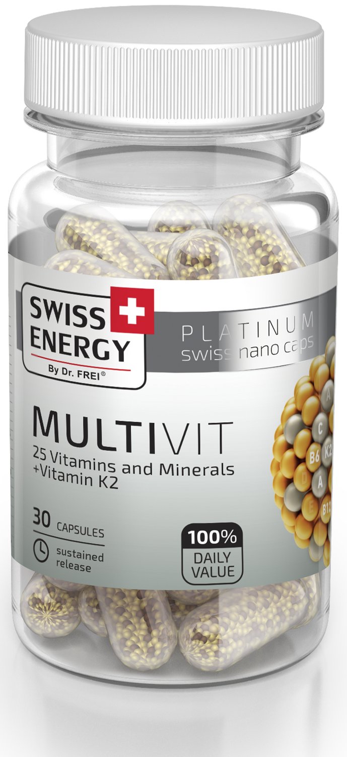 Витамины Swiss Energy MultiVit №30 купить | ELMIR - цена, отзывы ...