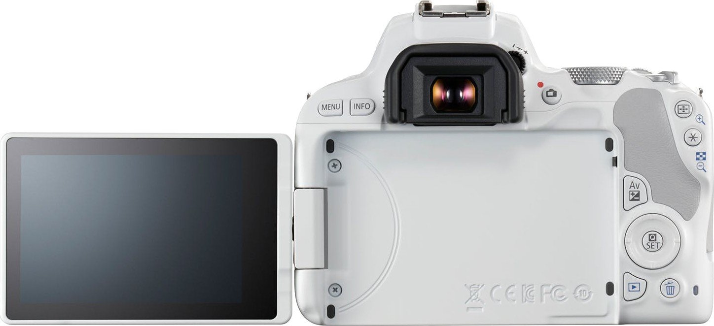 Цифровая фотокамера Canon EOS 200D Kit 18-55 IS STM White (2253C007 ...
