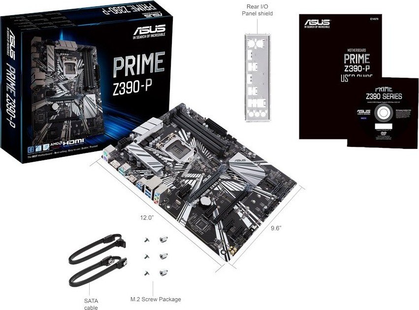 Материнская плата Asus Prime Z390-P s-1151 Z390 купить | Elmir - цена ...