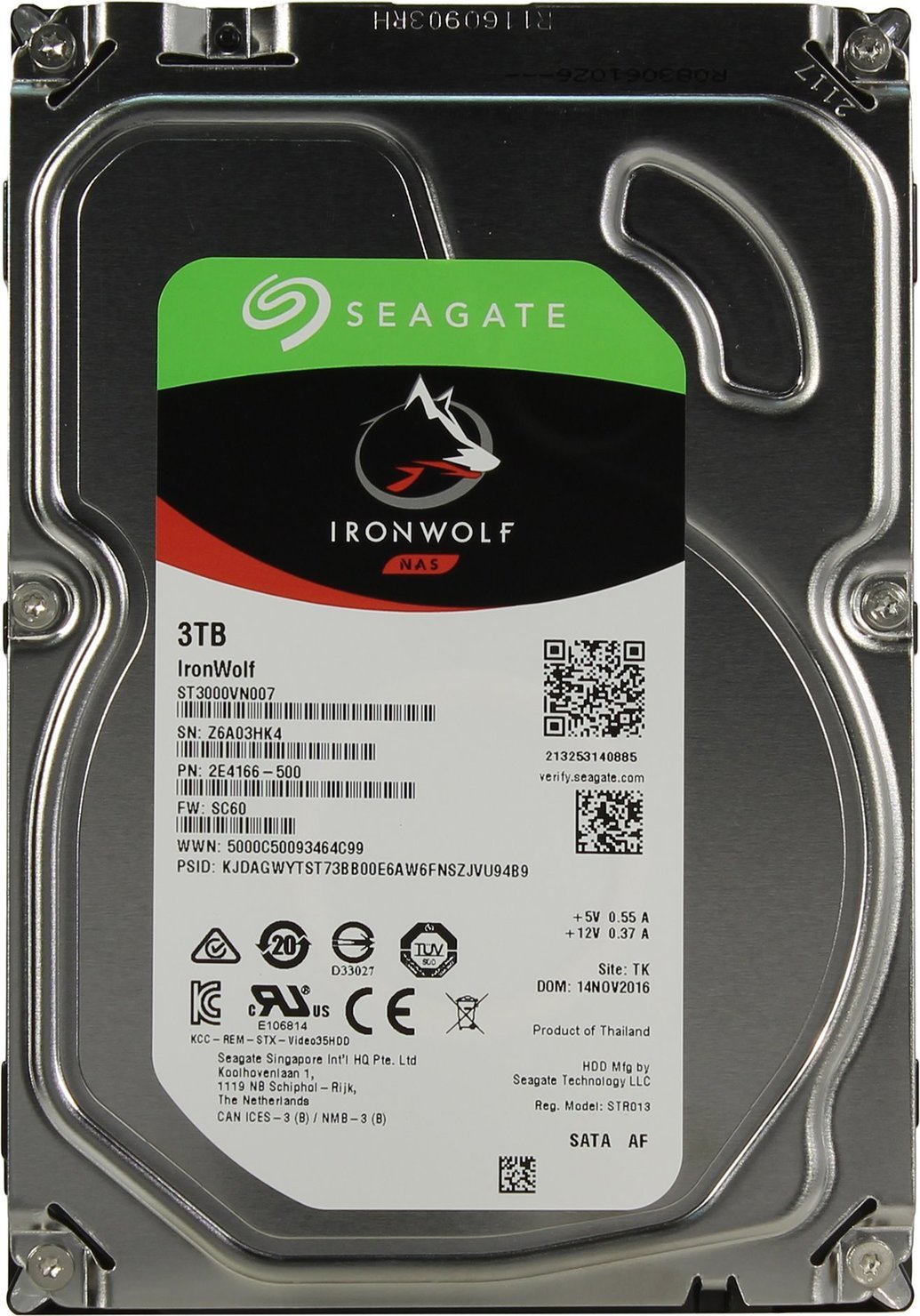 Hdd 4tb New Original HDD For Seagate Ironwolf 3TB 3.5