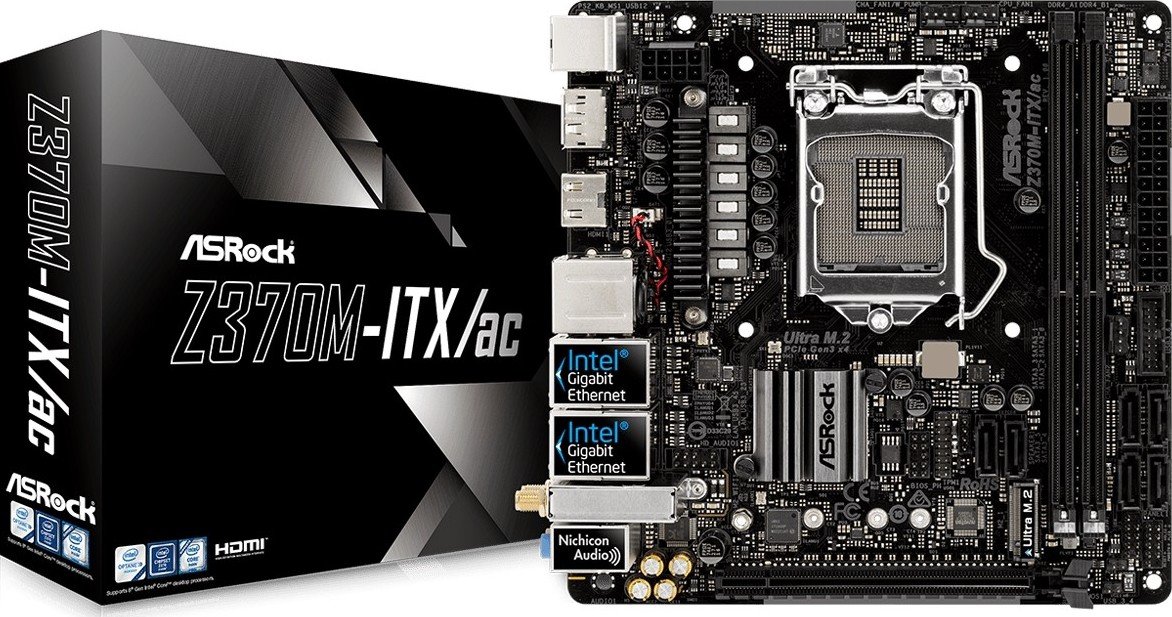 ASROCK　Z370 GAMING-ITX/ac　LGA1151 ASRock > Fatal1ty Z370 Gaming-ITX/ac