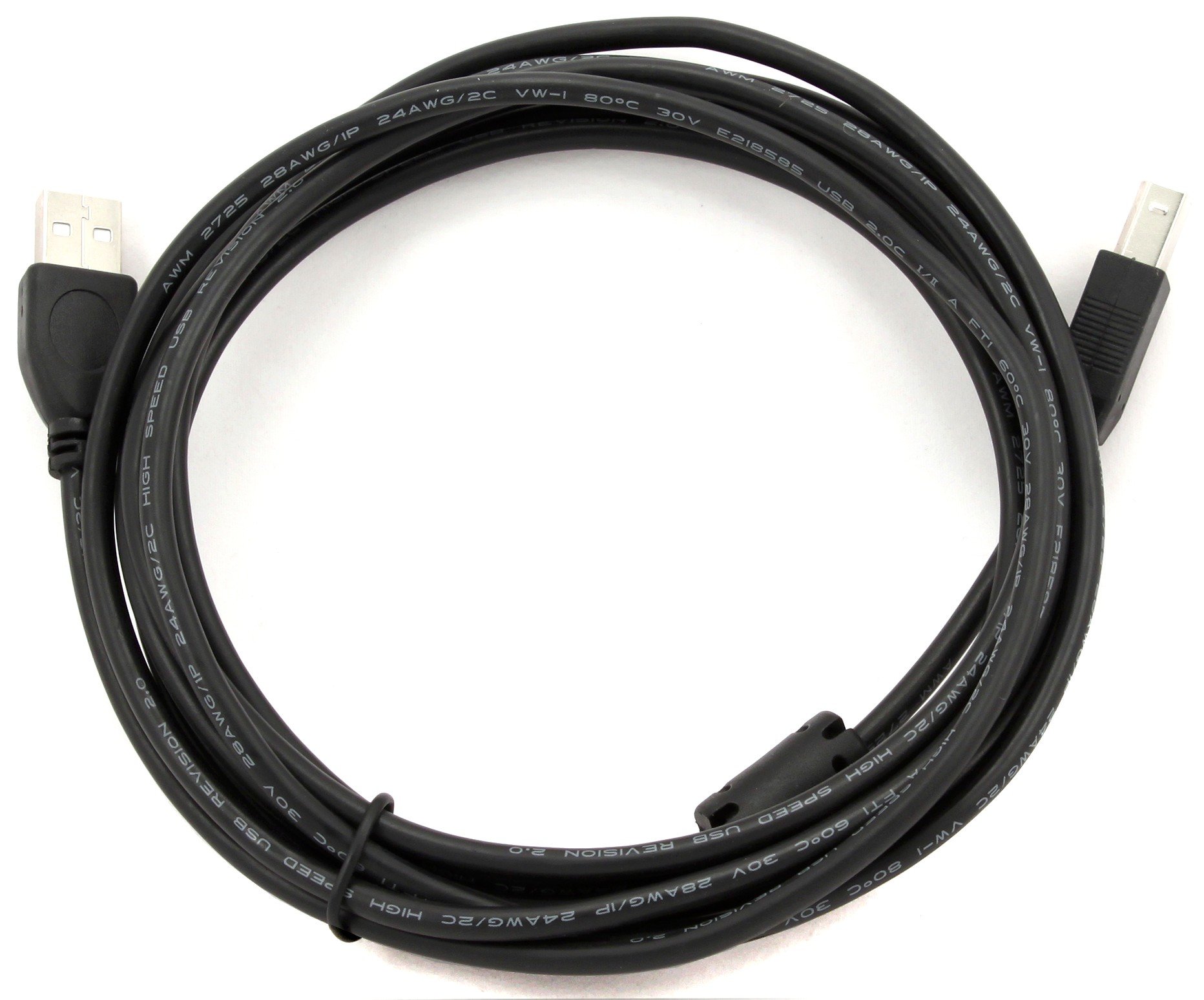 Кабель USB2.0 AM -> BM Cablexpert 4.5 м (CCF-USB2-AMBM-15) купить ...
