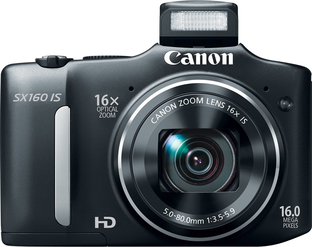 Цифровая фотокамера Canon PowerShot SX160 IS Black купить | ELMIR ...