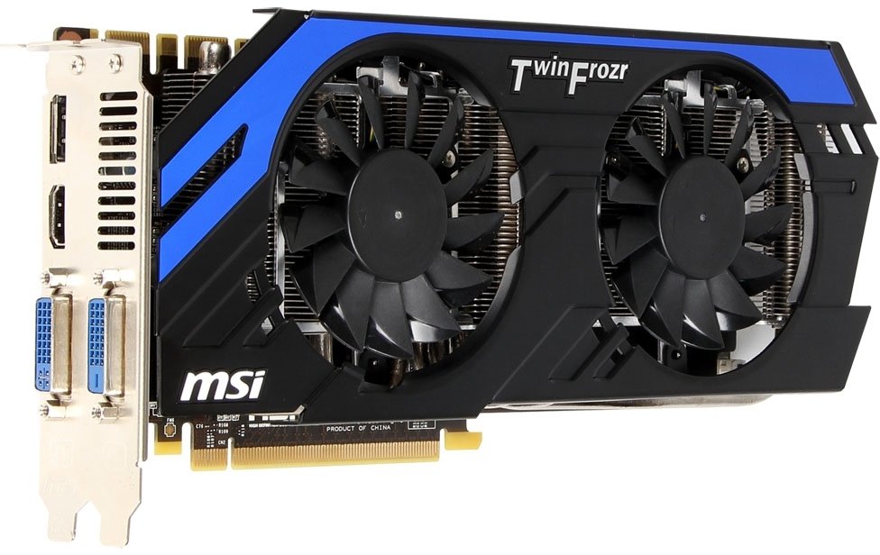 Видеокарта MSI PCI-E GeForce GTX670 2GB DDR5 (N670 PE 2GD5/OC) - купить ...