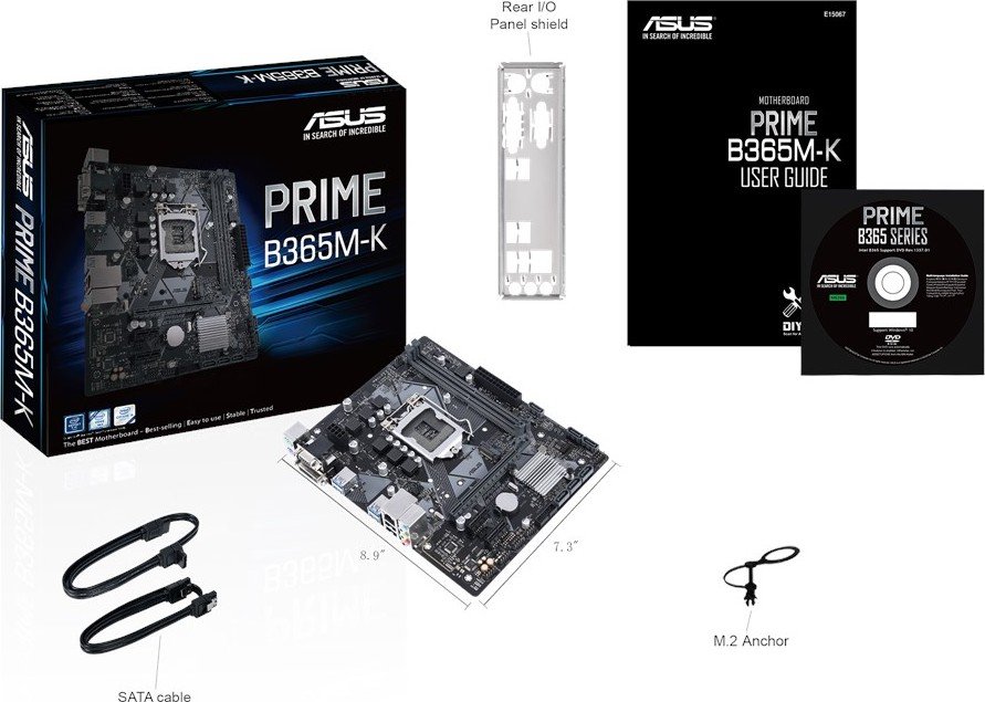 Материнская плата Asus Prime B365M-K s-1151 B365 купить | Elmir - цена ...