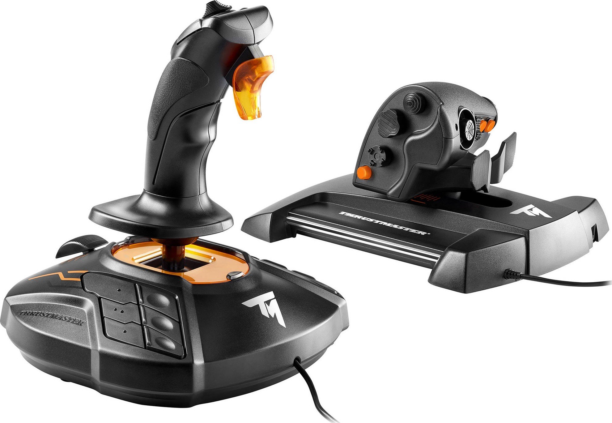 Джойстик Thrustmaster T-16000m FCS Hotas Flight Stick and Throttle ...