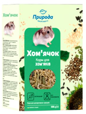 Корм Природа для хомяка 0,5 кг (PR241070) купить | ELMIR - цена, отзывы ...