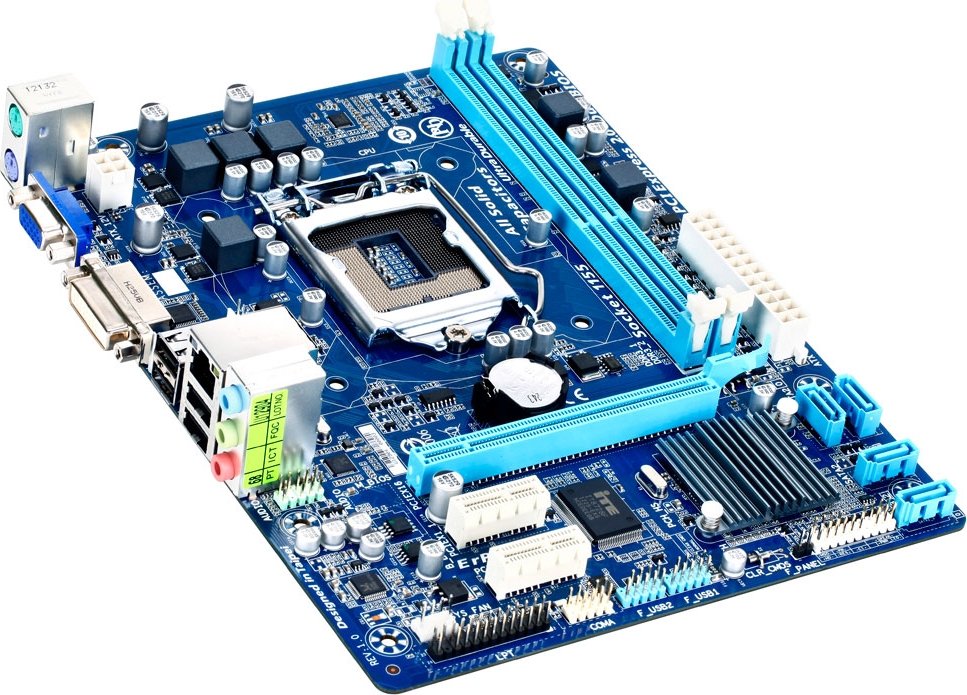 Материнская плата GigaByte GA-H61M-DS2-DVI s-1155 H61 купить | Elmir ...