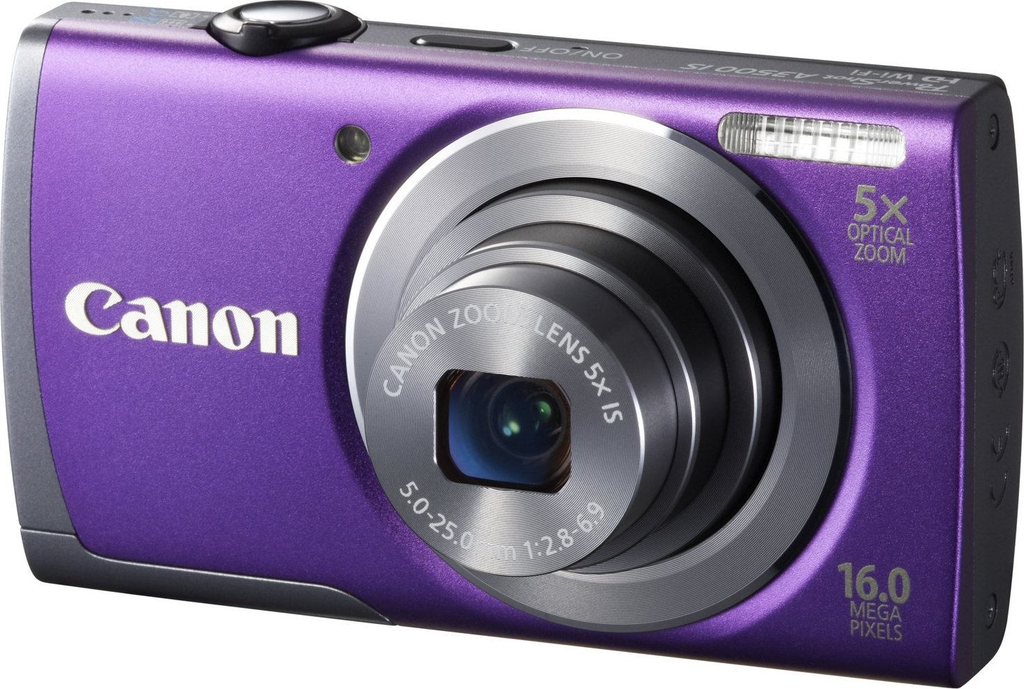 Цифровая фотокамера Canon PowerShot A3500 IS Purple купить | ELMIR ...