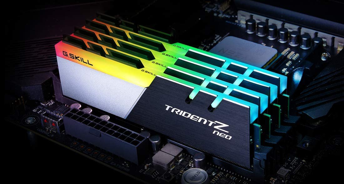 メモリー gskill ddr4 16gb (8gb x2) 2800mt/s cl17 Модуль памяти G.Skill DDR4 16GB 2x8GB 3200MHz Trident Z Neo for