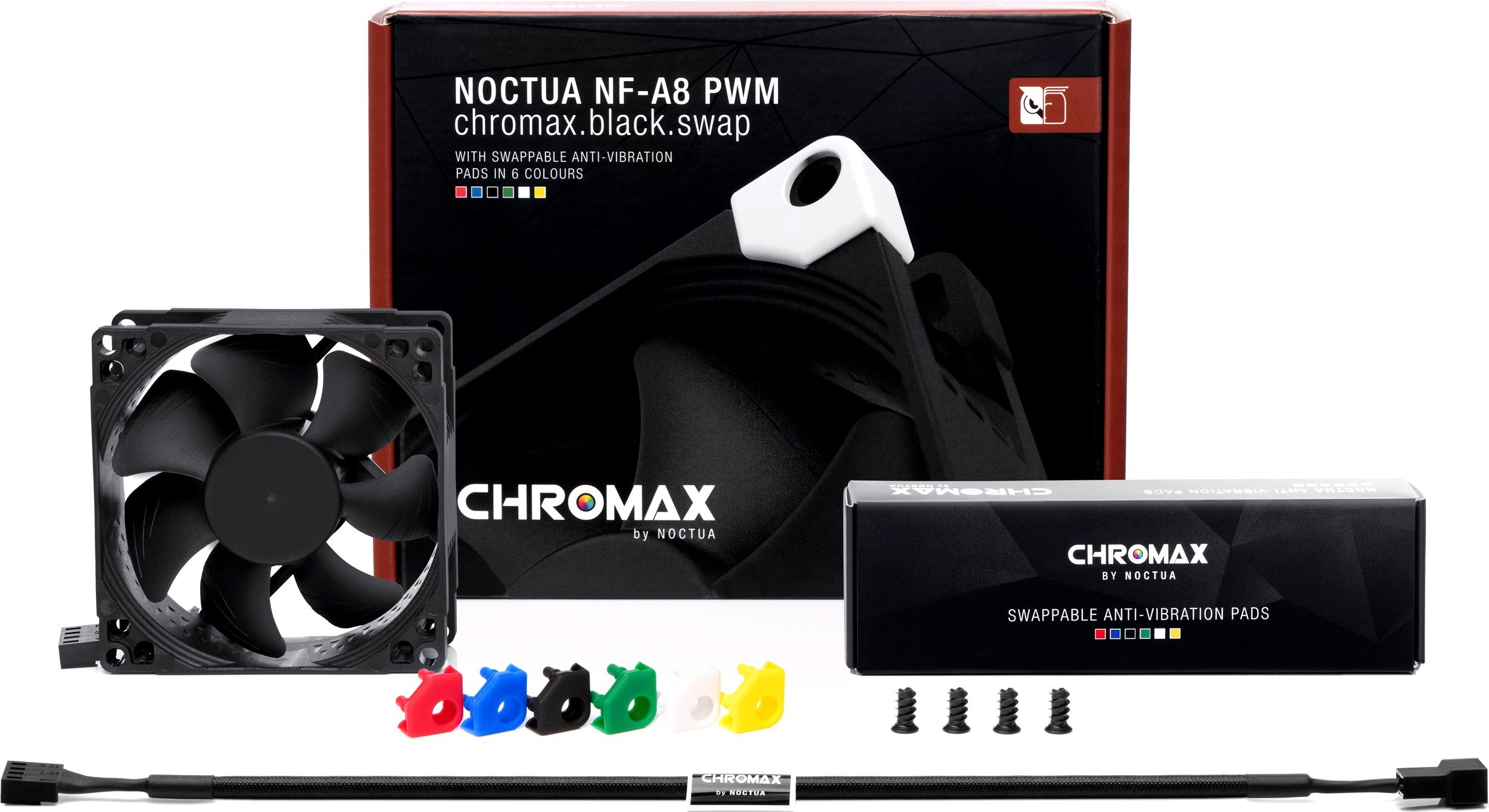 Кулер для корпуса Вентилятор для корпуса 80mm Noctua NF-A8 PWM chromax ...