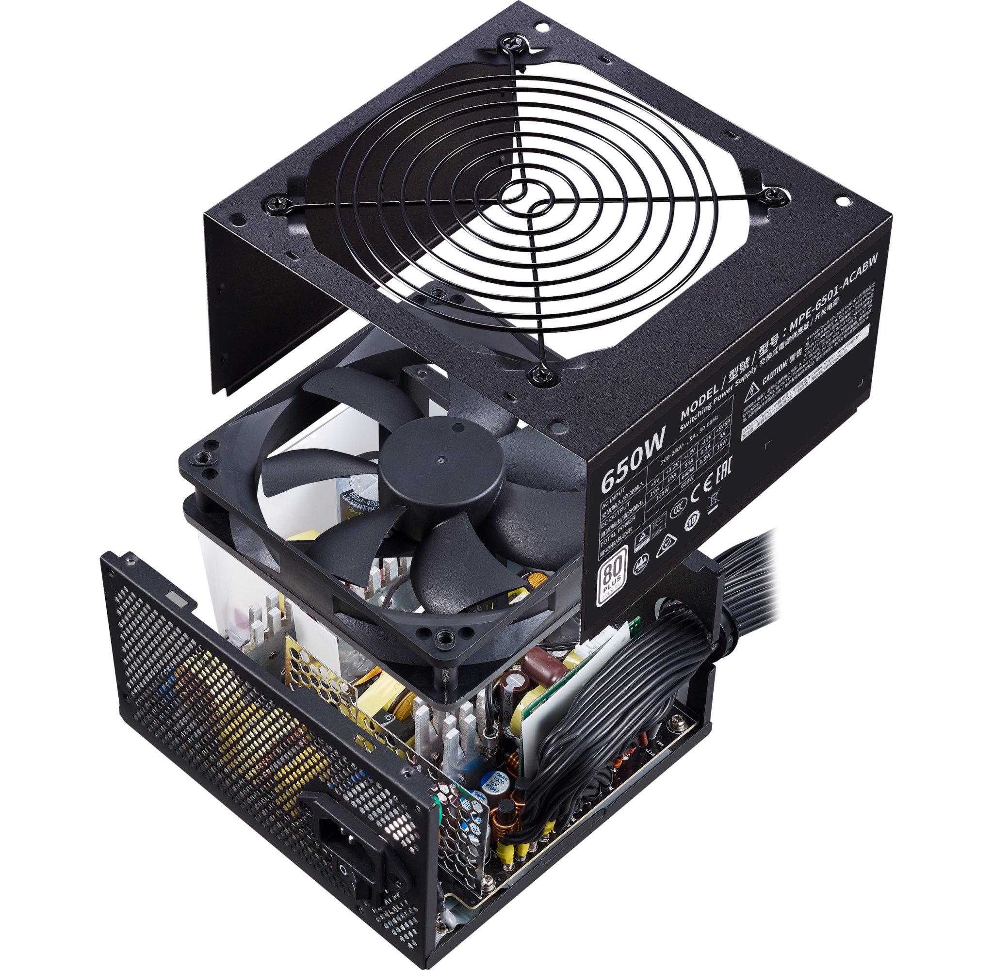 Блок питания 650W Cooler Master MWE 650 White V2 (MPE-6501-ACABW-EU ...