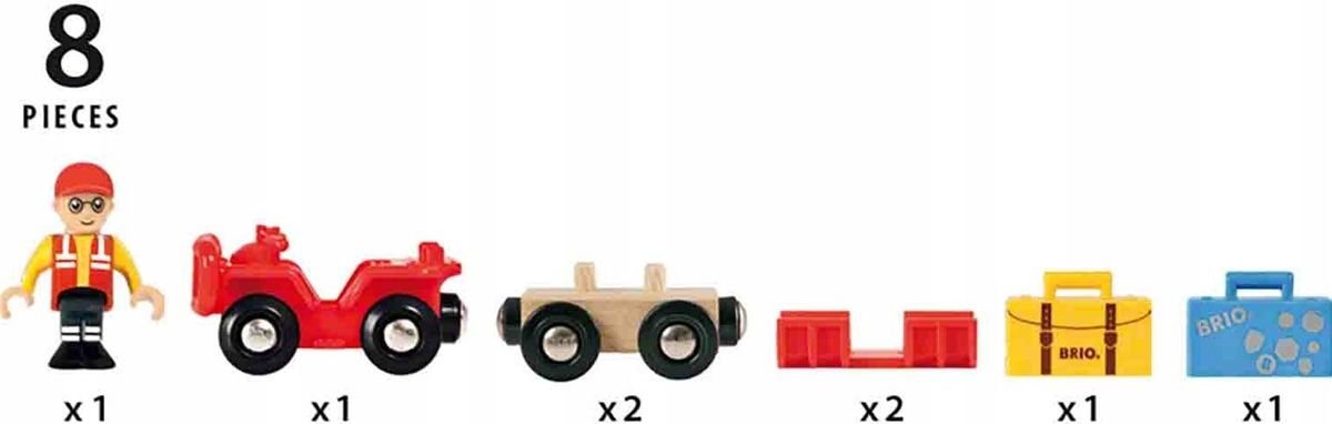 Железная дорога Brio World Автокар (33893) купить | ELMIR - цена ...