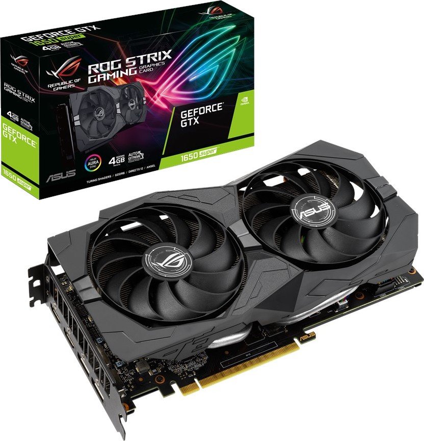 Видеокарта Asus PCI-E GeForce GTX1650 Super 4GB DDR6 (ROG-STRIX ...