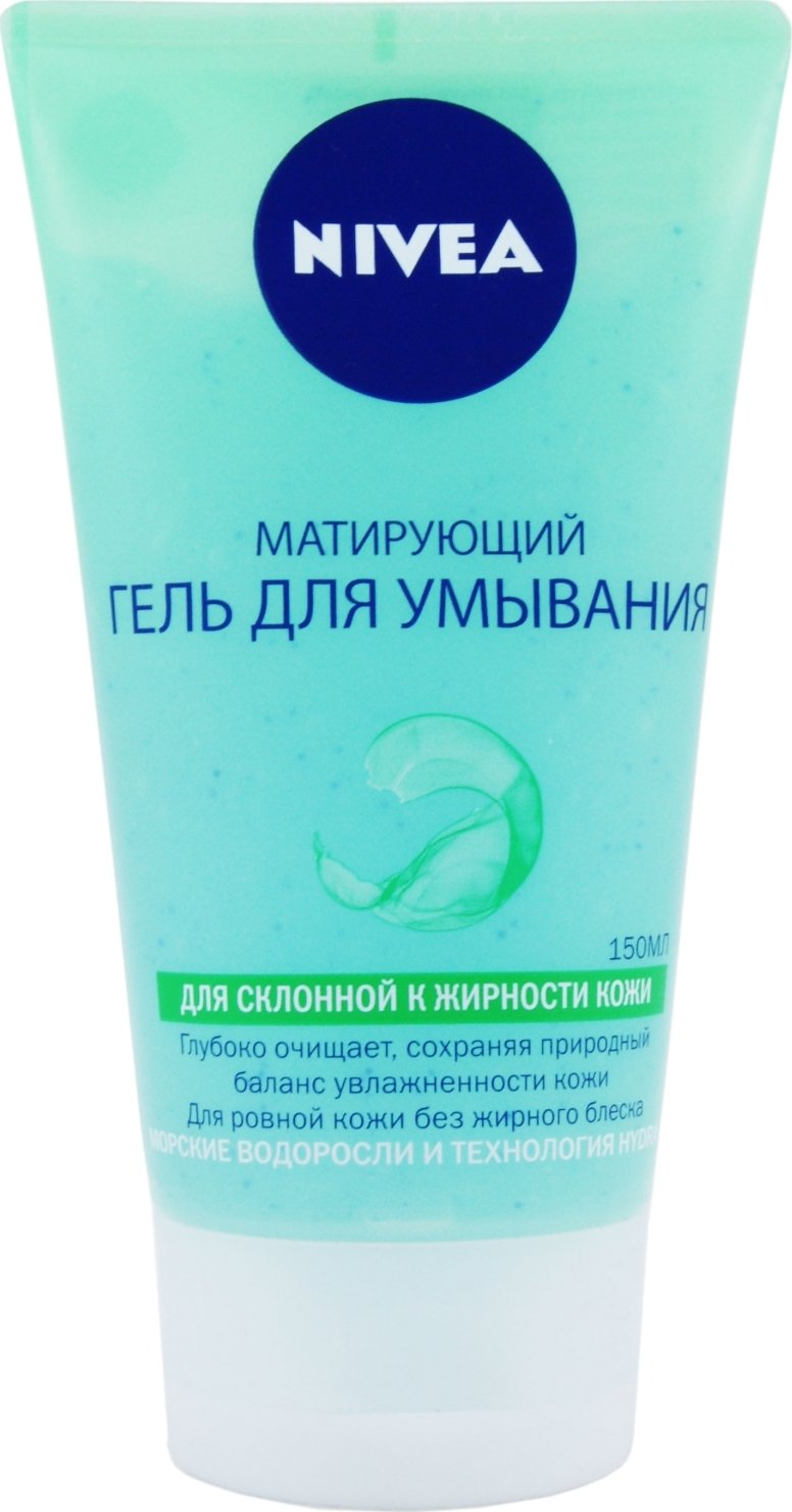 Гель для умывания Nivea Aqua effect очищающий для склонной к жирности кожи 150г пл/у (4005808669615)