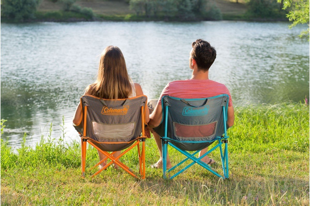 Раскладной стул Coleman Kickback Chair Breeze Blue