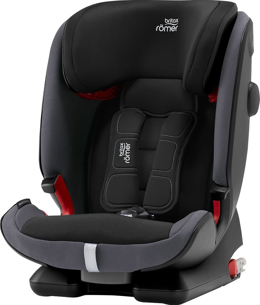 Housse Siège Auto Jyoko Kids Compatible Romer Advansafix / Evolva IV M – Coton Bio Blanc étoile, Protection Douce