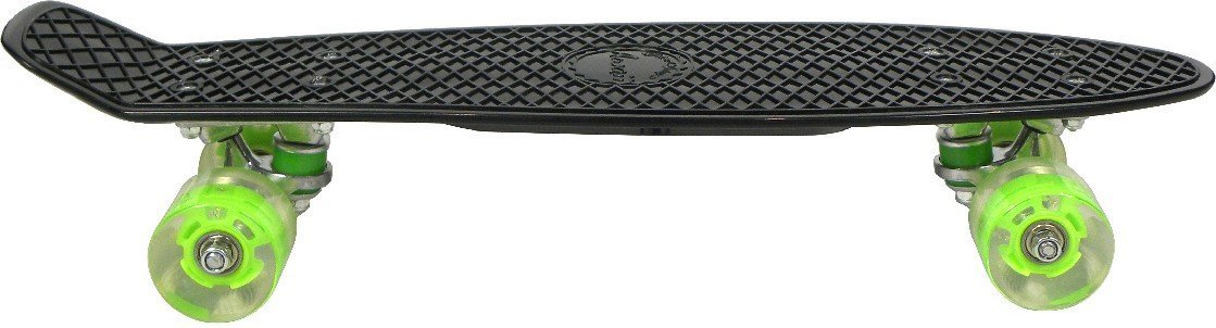 Skateboard Enfant 22.5" Avec Roues Lumineuses – Vintage, Léger & Maniable Dès 6 Ans – Idéal Ville & Débutants
