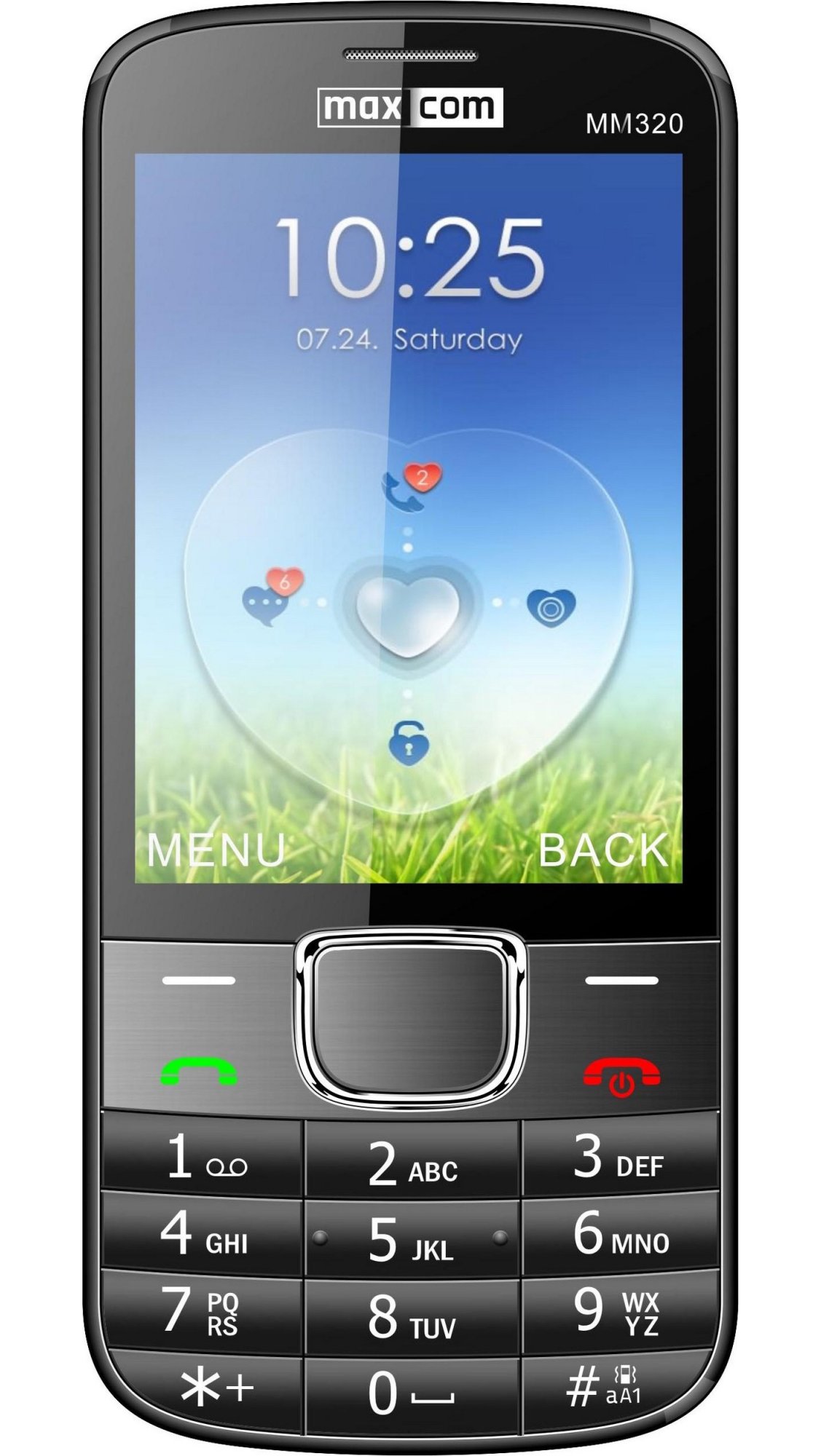 Мобильный телефон MaxCom MM320 Black купить | ELMIR - цена, отзывы ...