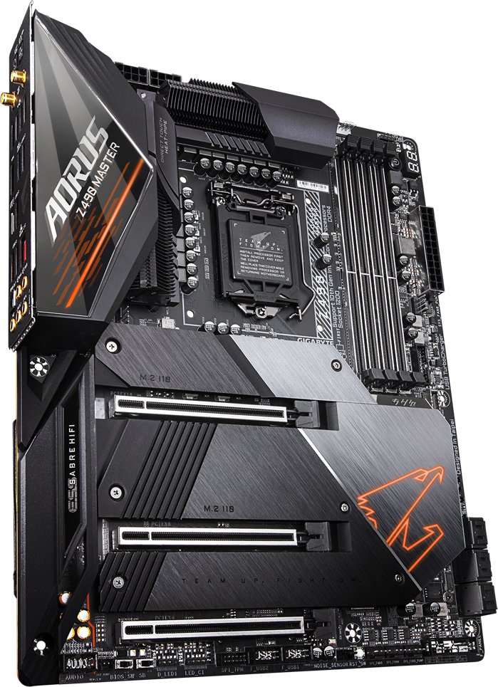 Материнская плата GigaByte Z490 AORUS Master s-1200 Z490 купить | Elmir ...