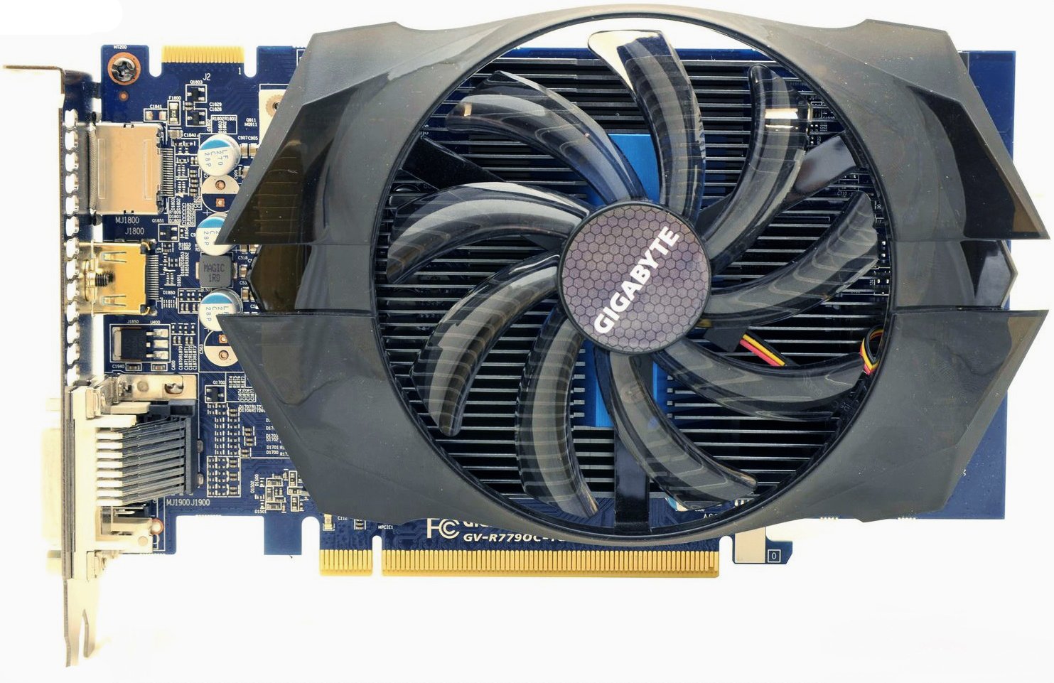 Видеокарта GigaByte PCI-E Radeon HD7790 1GB DDR5 (GV-R779OC-1GD