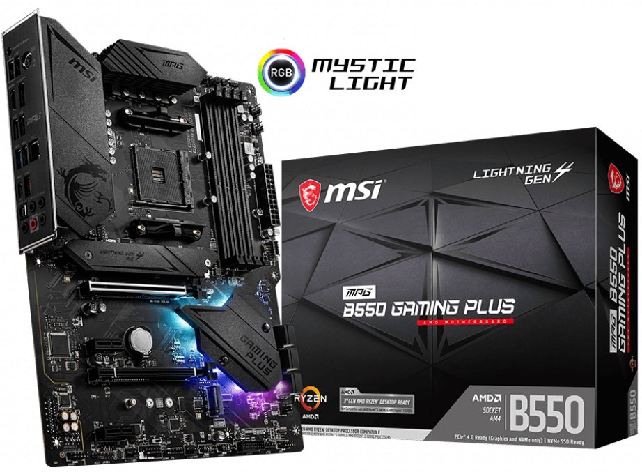 Материнская плата MSI MPG B550 Gaming Plus s-AM4 B550 купить