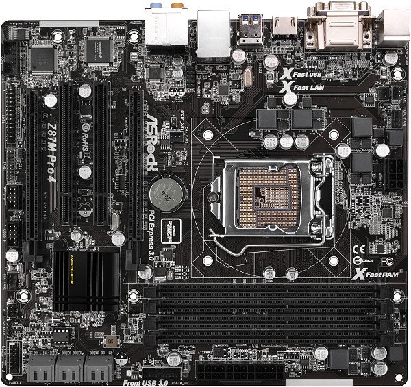 Материнская плата ASRock Z87M Pro4 s-1150 Z87 купить | Elmir - цена ...