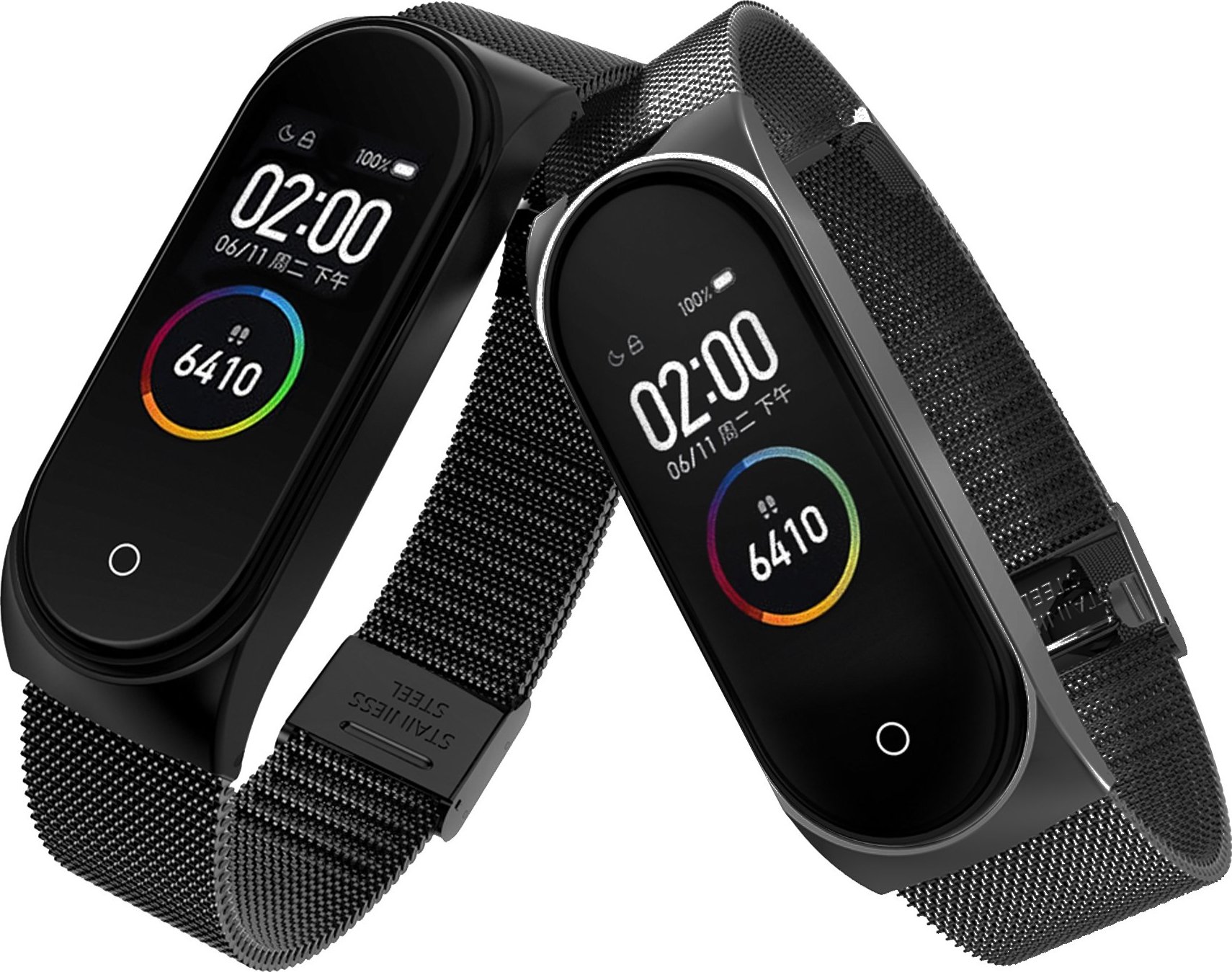 Ремешок для Xiaomi Mi Band 6/5 Devicecom Stainless Black купить | ELMIR ...