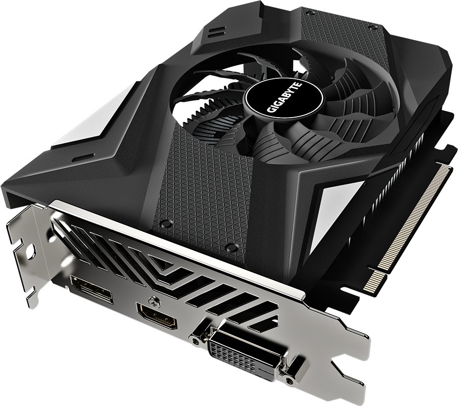 Видеокарта GigaByte PCI-E GeForce GTX1650 4GB DDR6 (GV-N1656OC-4GD rev ...