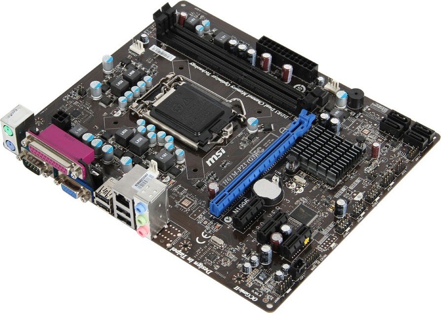 Материнская плата s-1155 H61 MSI H61M-P23 (G3) mATX купить | Elmir ...