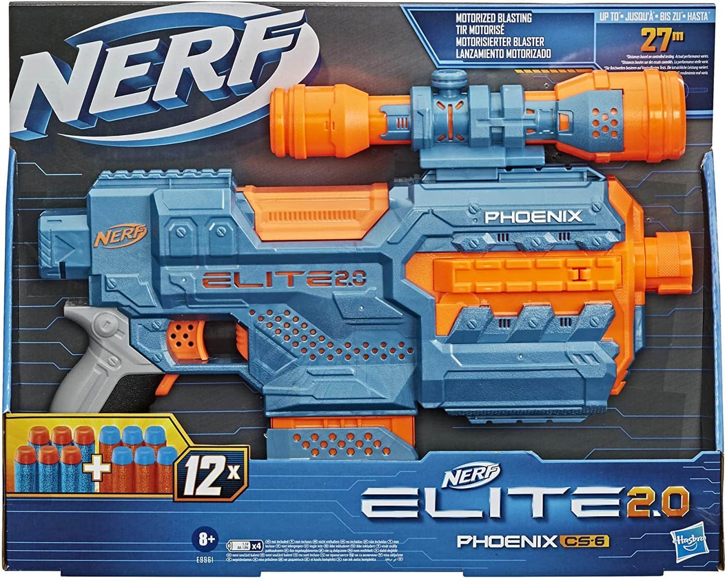 Бластер Nerf Elite 2.0 Phoenix CS-6 (E9961) купить | ELMIR - цена