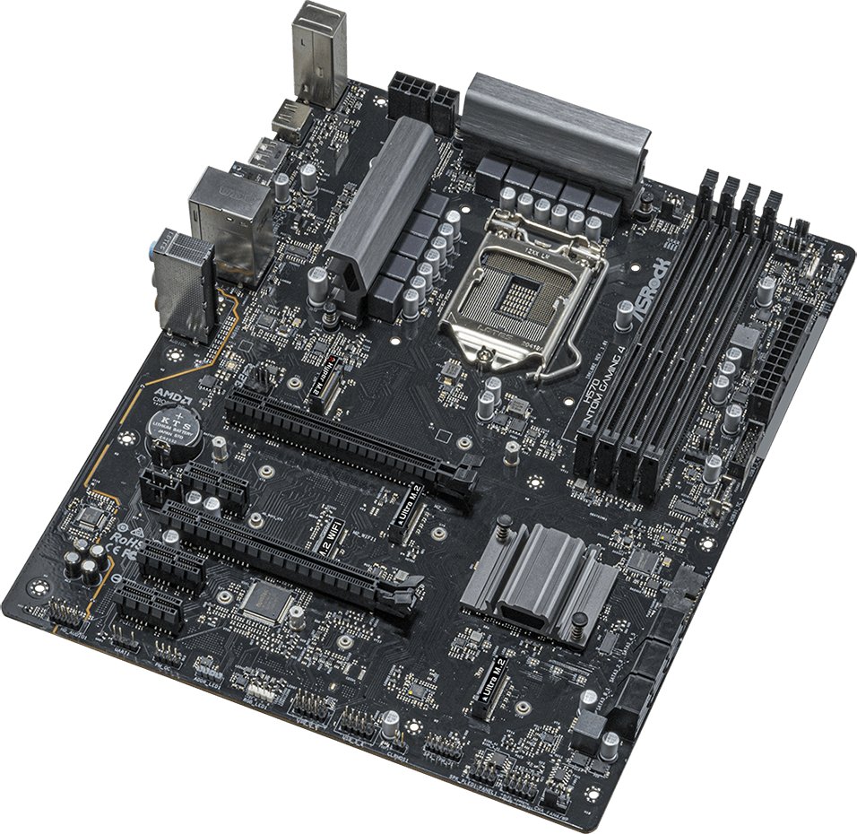 Материнская плата ASRock H570 Phantom Gaming 4 s-1200 H570 купить ...