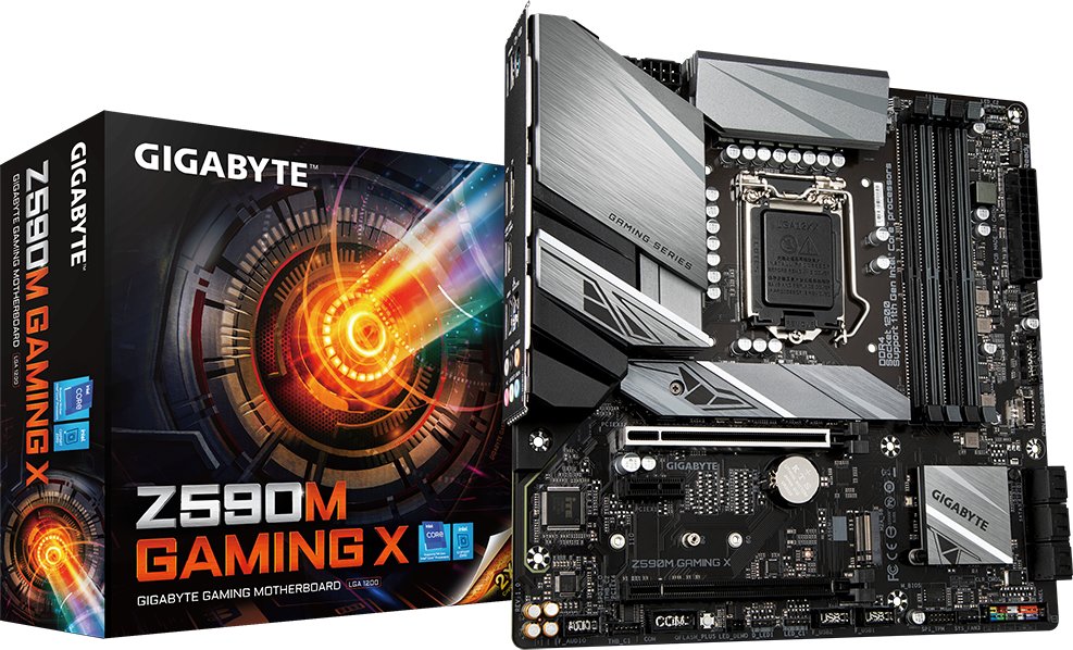 Материнская плата GigaByte Z590M Gaming X s-1200 Z590 купить | Elmir ...