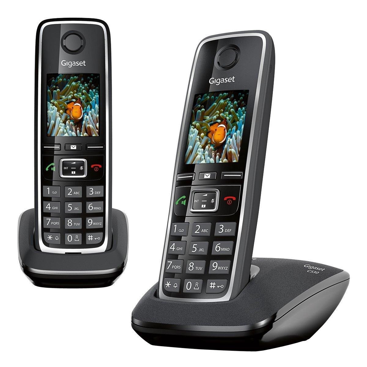 Радиотелефон DECT Gigaset C530 DUO Black купить | ELMIR - цена, отзывы ...