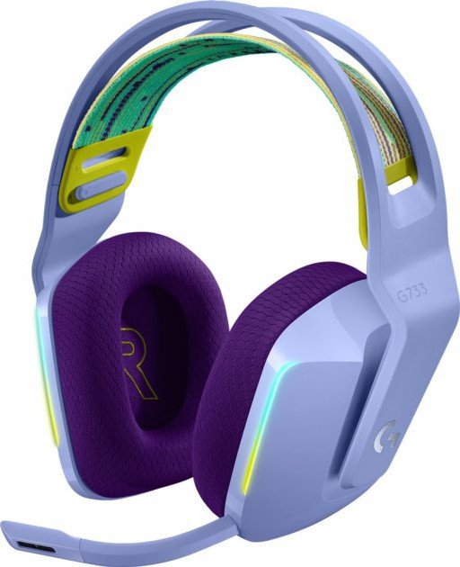 Наушники Logitech G733 Lightspeed Wireless Gaming Lilac (981 Наушники Logitech G733 Lightspeed Wireless Gaming Lilac (981